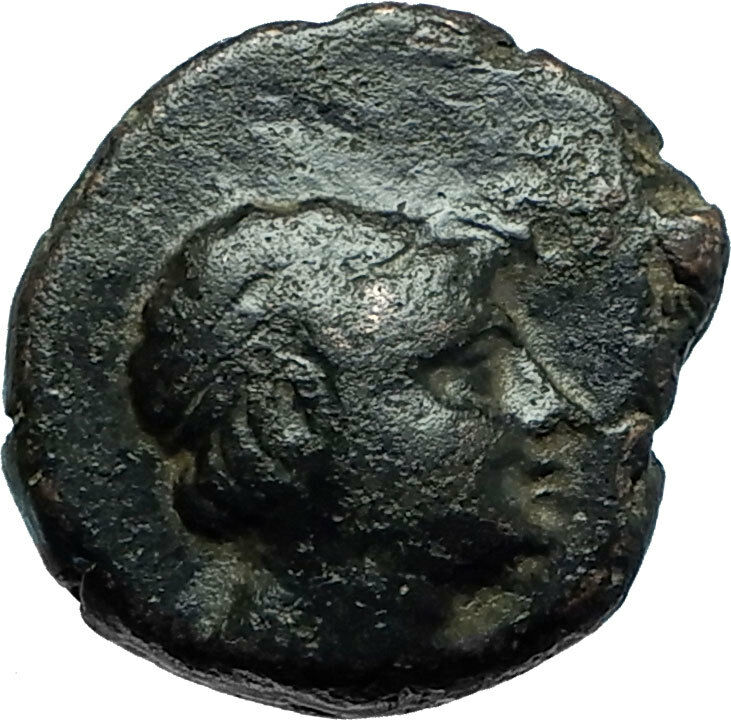 ANTIOCHOS III Megas 222BC Seleukid RARE R2 Ancient Greek Coin TRIPOD i66147