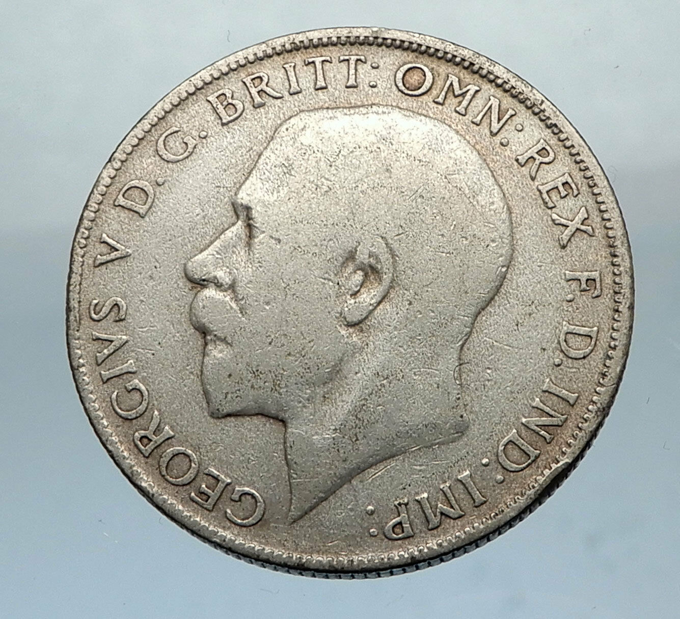 1921 United Kingdom Great Britain GEORGE V Silver Florin 2 Shillings Coin i66881