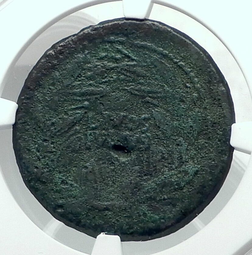 AUGUSTUS Authentic Ancient 38BC Genuine Original Roman Coin NGC Certified i78891