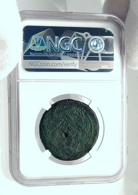 AUGUSTUS Authentic Ancient 38BC Genuine Original Roman Coin NGC Certified i78891