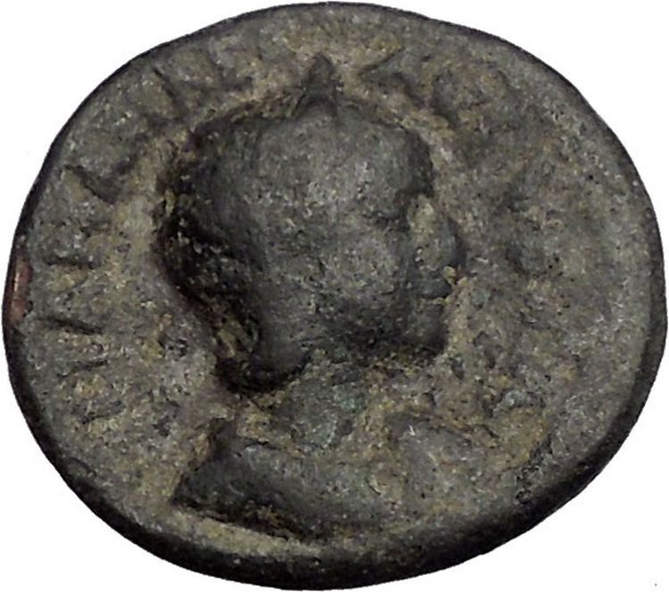 JULIA MAMAEA 222AD Tyche Bostra in Arabia Authentic Ancient Roman Coin i56376