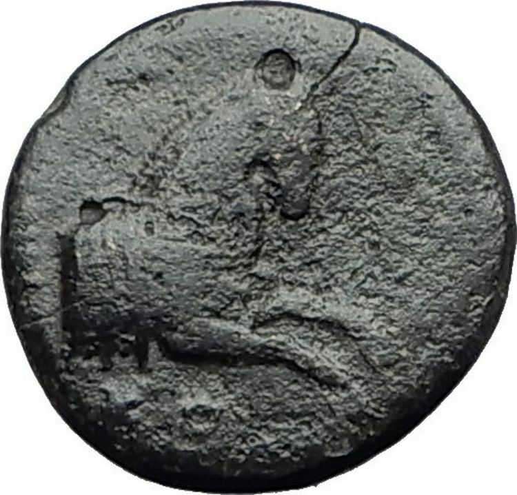 Kolophon Colophon IONIA 360BC Authentic Ancient Greek Coin APOLLO & HORSE i63081