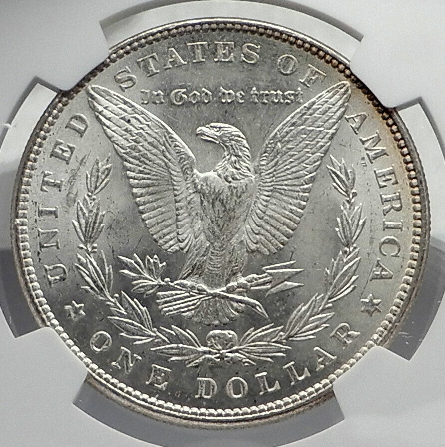 1886 UNITED STATES of America SILVER Morgan US Dollar Coin EAGLE NGC MS i80055