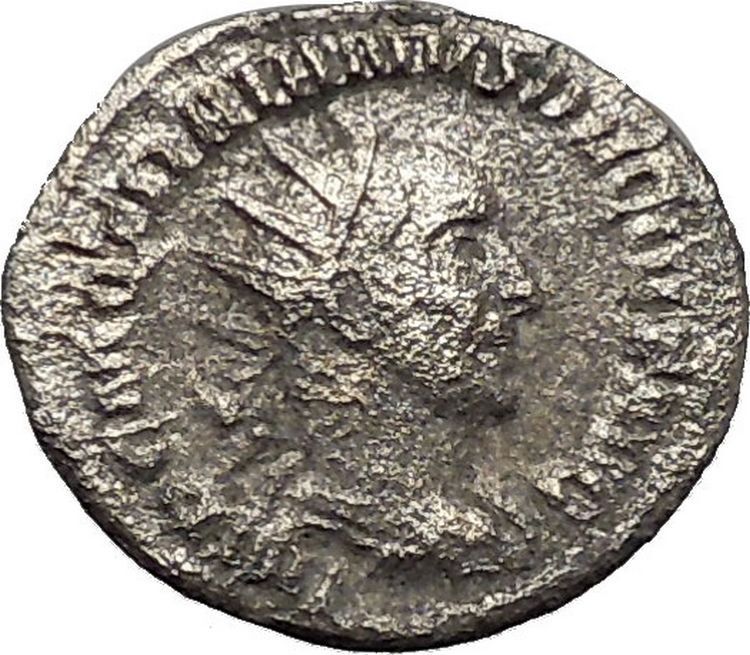 TRAJAN DECIUS on horse 250AD Authentic Rare Ancient Silver Roman Coin i40630