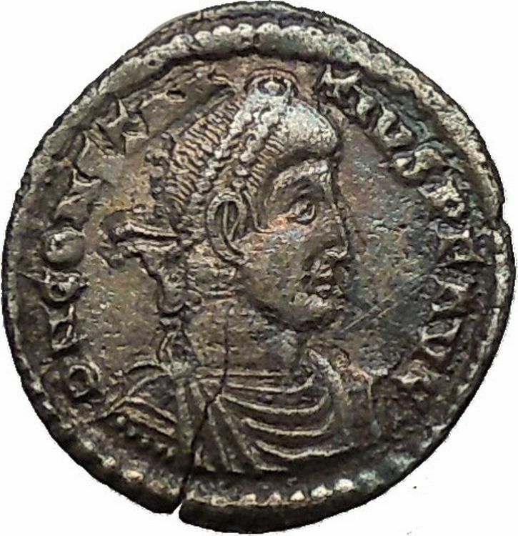 CONSTANTIUS II 351AD Thessalonica Ancient Roman Silver Siliqua Coin i53451