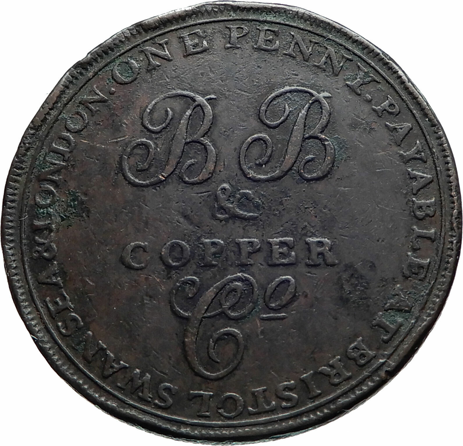 1811 ENGLAND Great Britain Conder Token Coin of BRISTOL COPPER COMPANY i82244