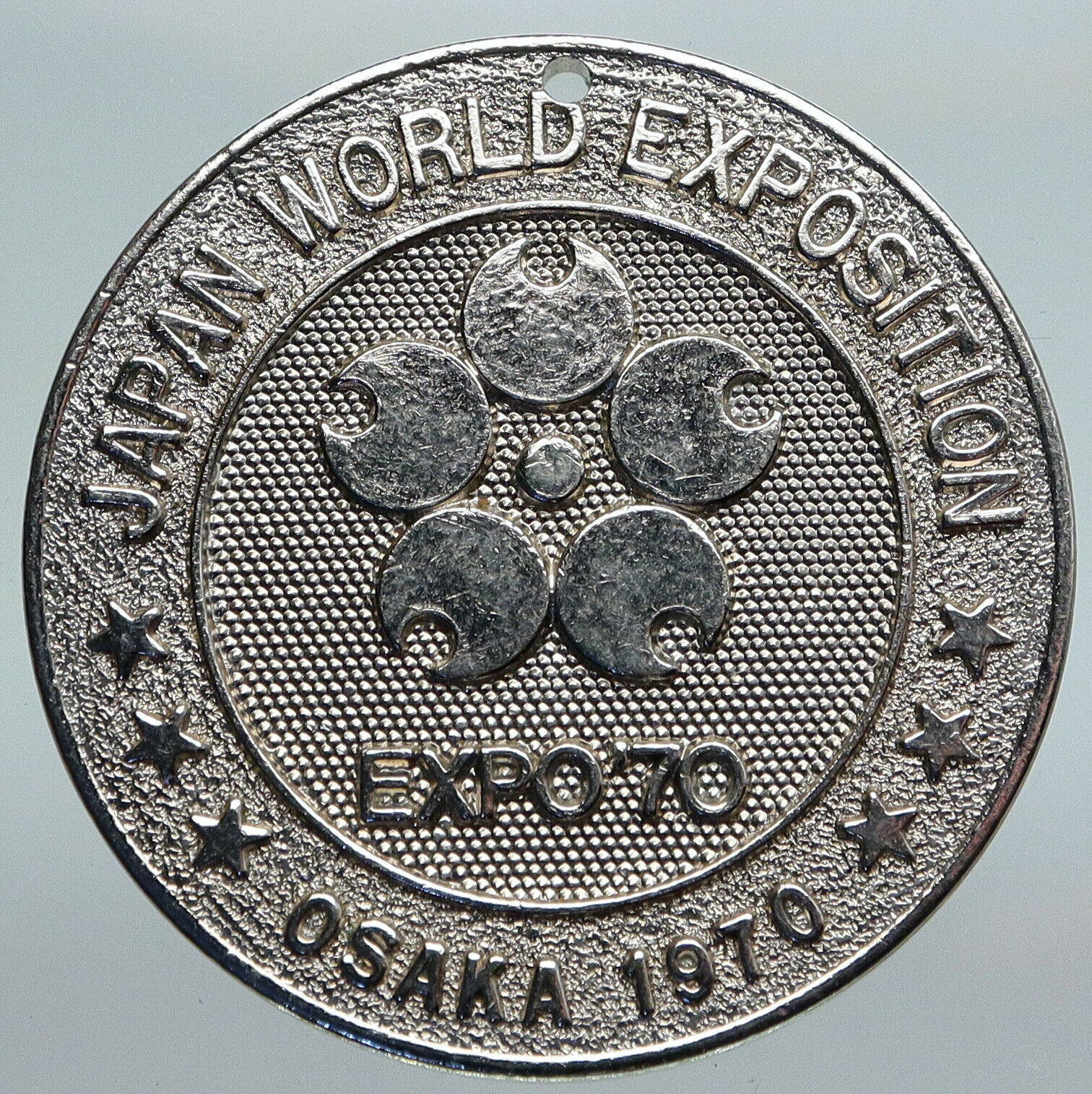 1970 JAPAN Osaka WORLD EXPOSITION '70 Gift of Sight VINTAGE OLD Medal i90808