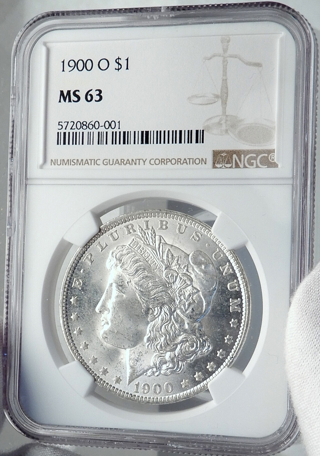 1900 UNITED STATES of America SILVER Morgan US Dollar Coin EAGLE NGC MS i82200