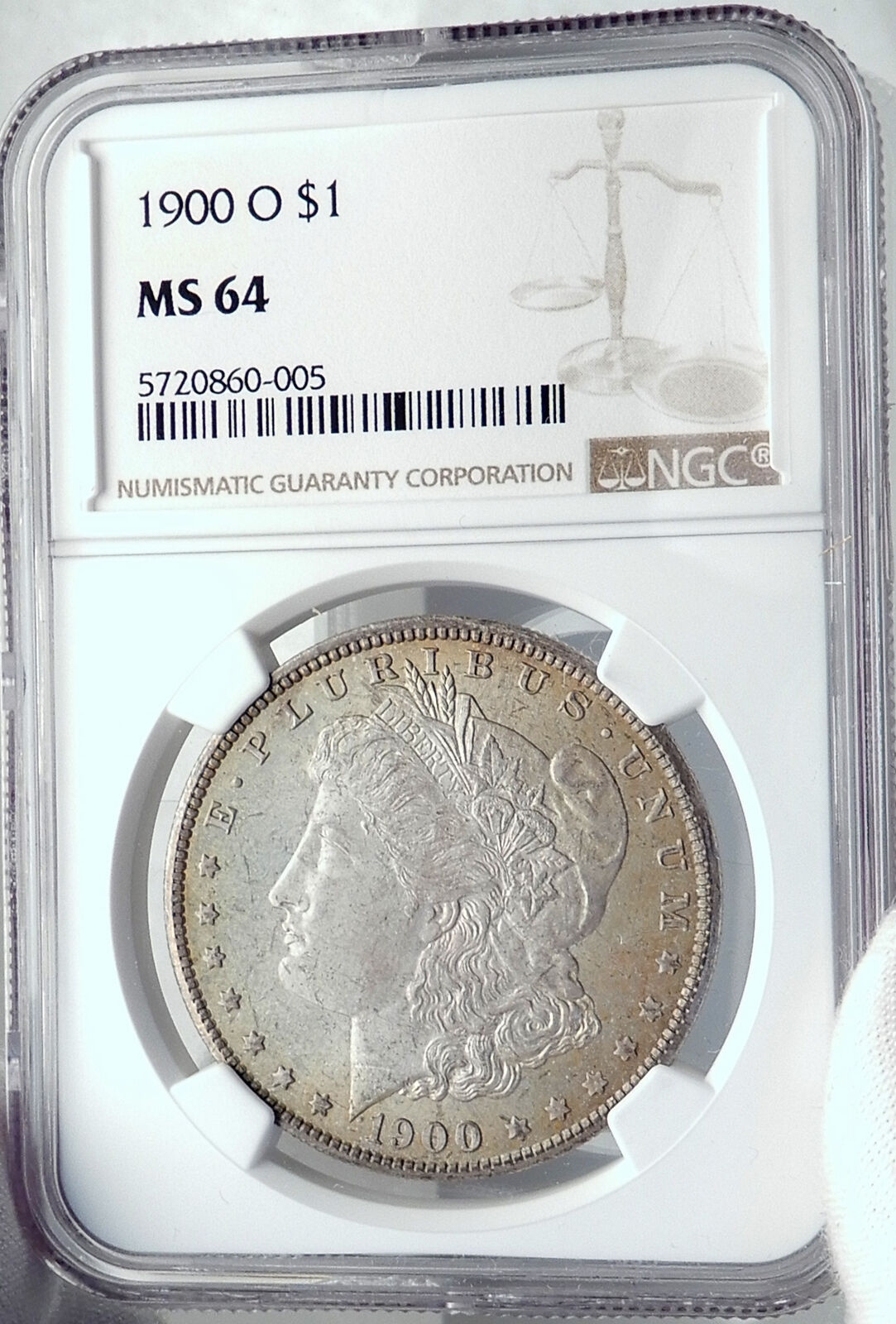 1900 UNITED STATES of America SILVER Morgan US Dollar Coin EAGLE NGC MS i82204