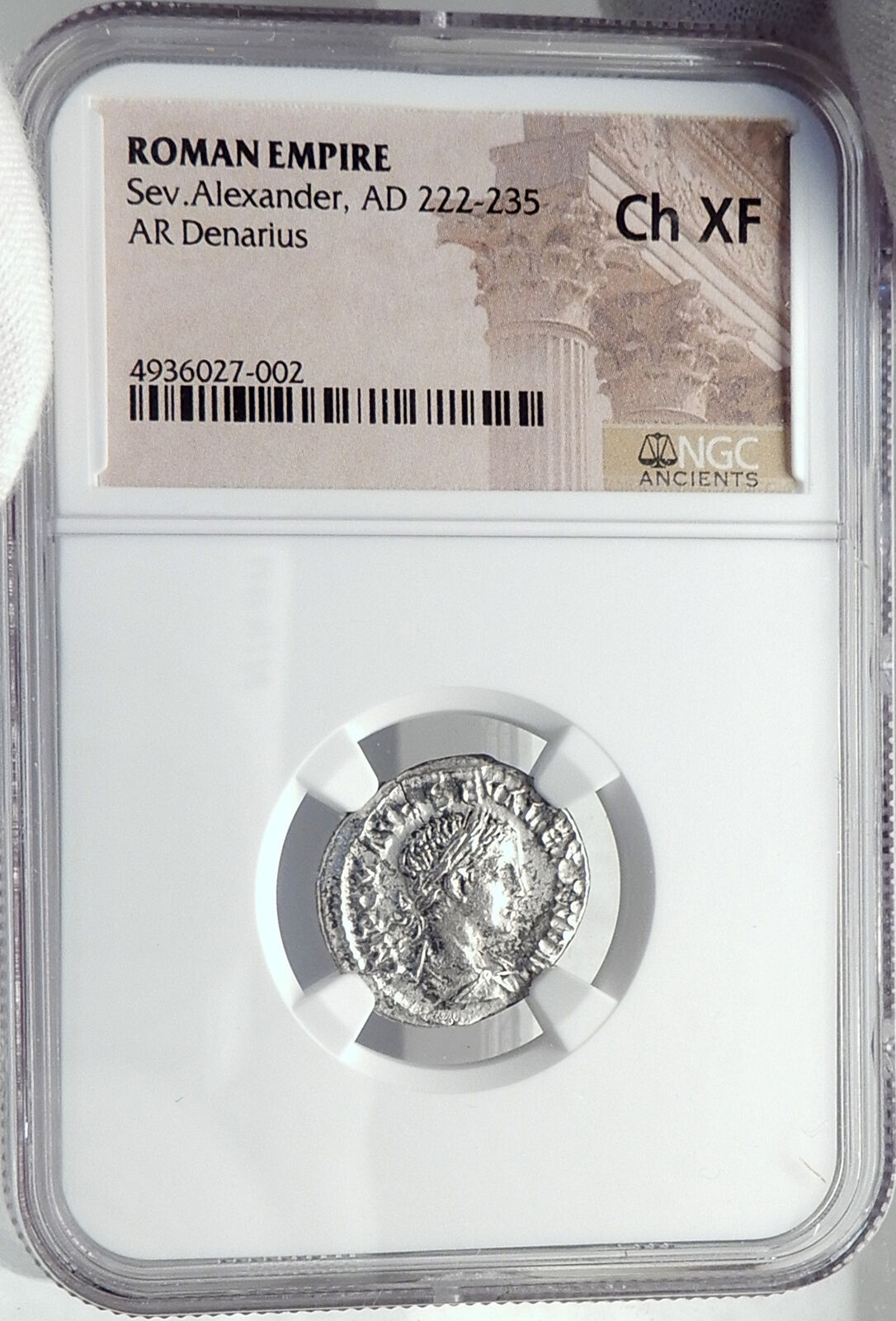 SEVERUS ALEXANDER Authentic Ancient Antioch Roman Coin LIBERALITAS NGC i82225