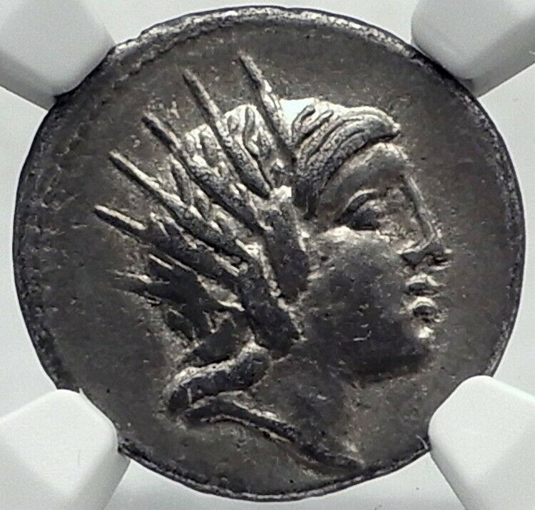 Roman Republic Ancient Rome Silver Coin SOL BIG DIPPER CONSTELLATION NGC i82367