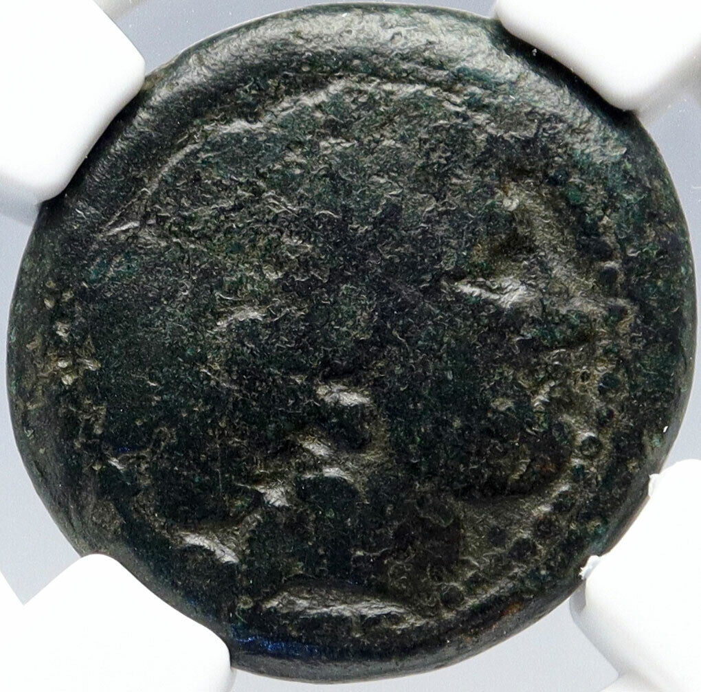 Alopekonnesos in Thrace 300BC Dionysus & Kantharos Ancient Greek Coin NGC i82846