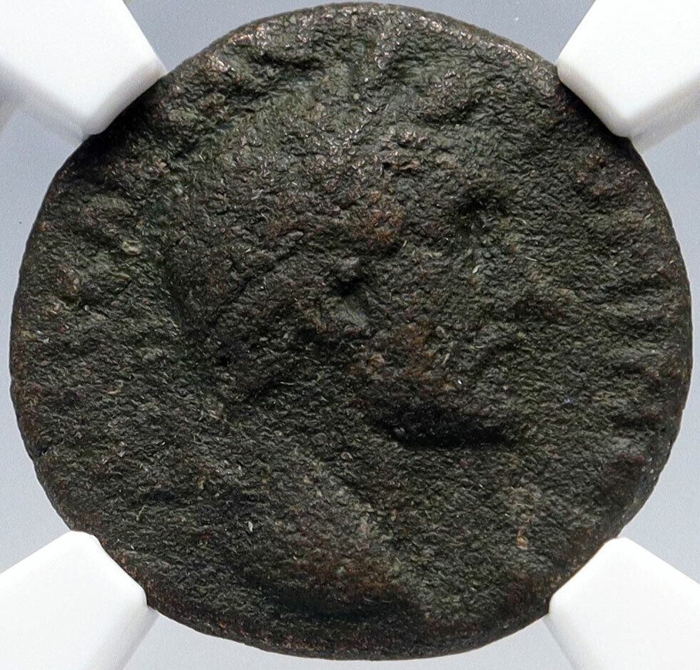 ANTONINUS PIUS Authentic Ancient Roman Coin DIUM MACEDONIA Athena NGC i82847