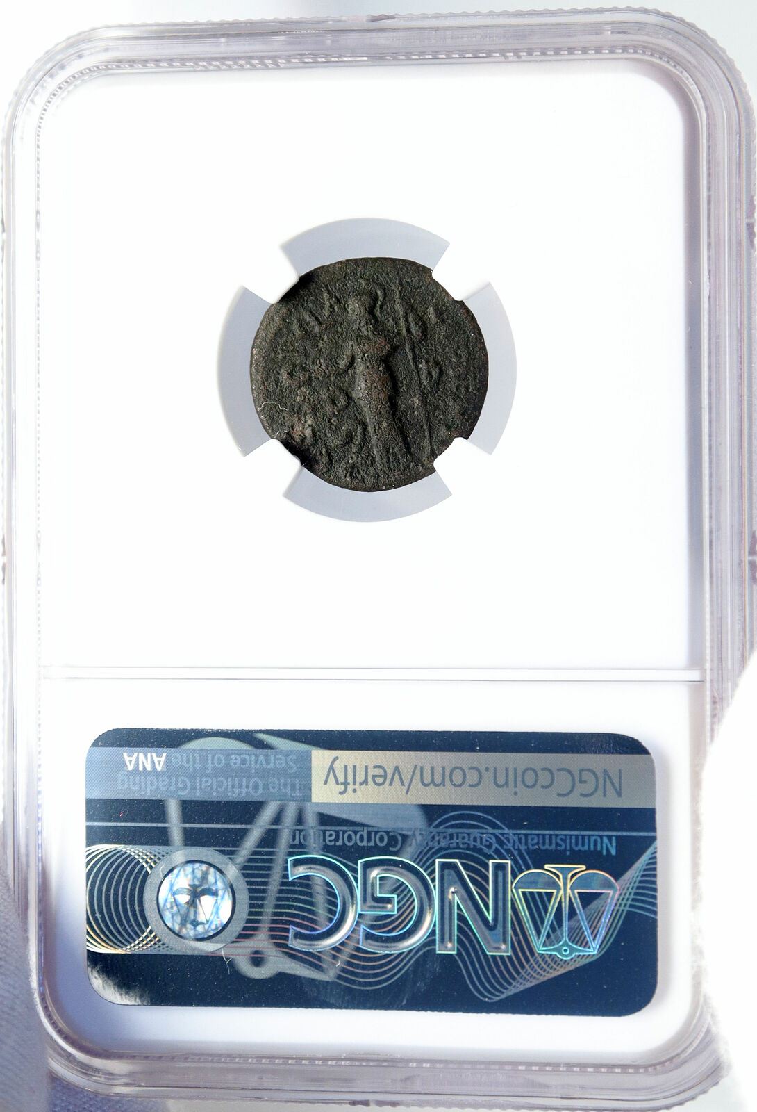 ANTONINUS PIUS Authentic Ancient Roman Coin DIUM MACEDONIA Athena NGC i82847