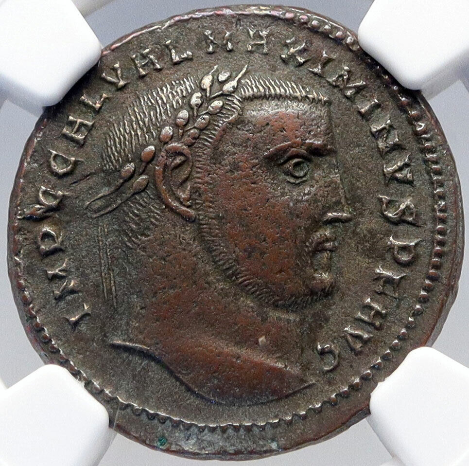 MAXIMINUS II DAIA Authentic Ancient 310AD Follis Roman Coin GENIUS NGC i82915