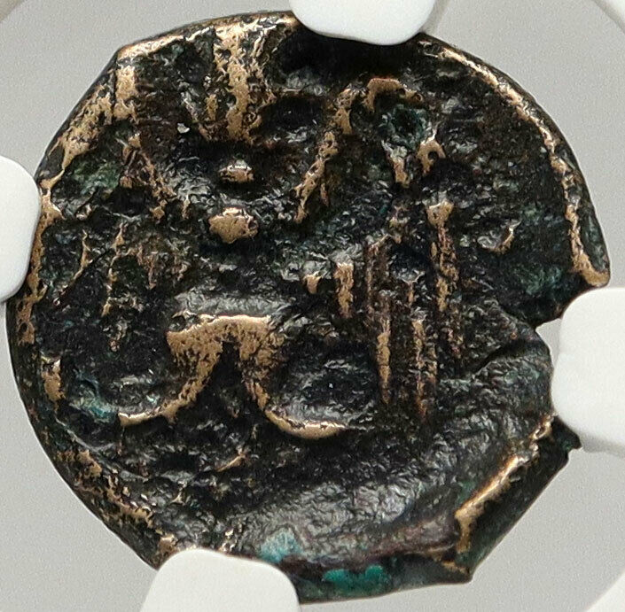 KATANAE SICILY Authentic Ancient 415BC Original Greek Coin RIVER GOD NGC i83558