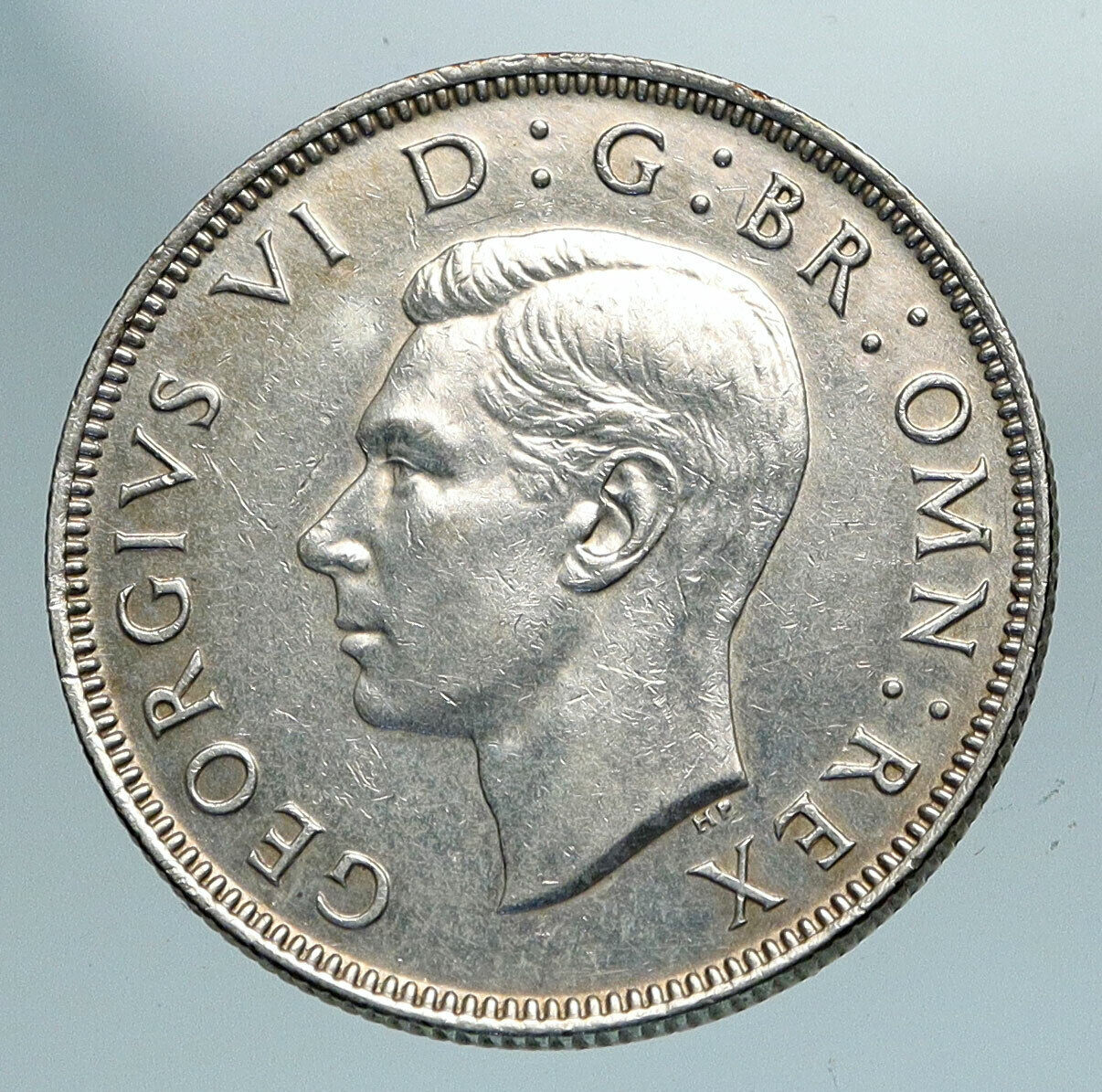 1944 United Kingdom Great Britain GEORGE VI Silver Florin 2Shillings Coin i84179