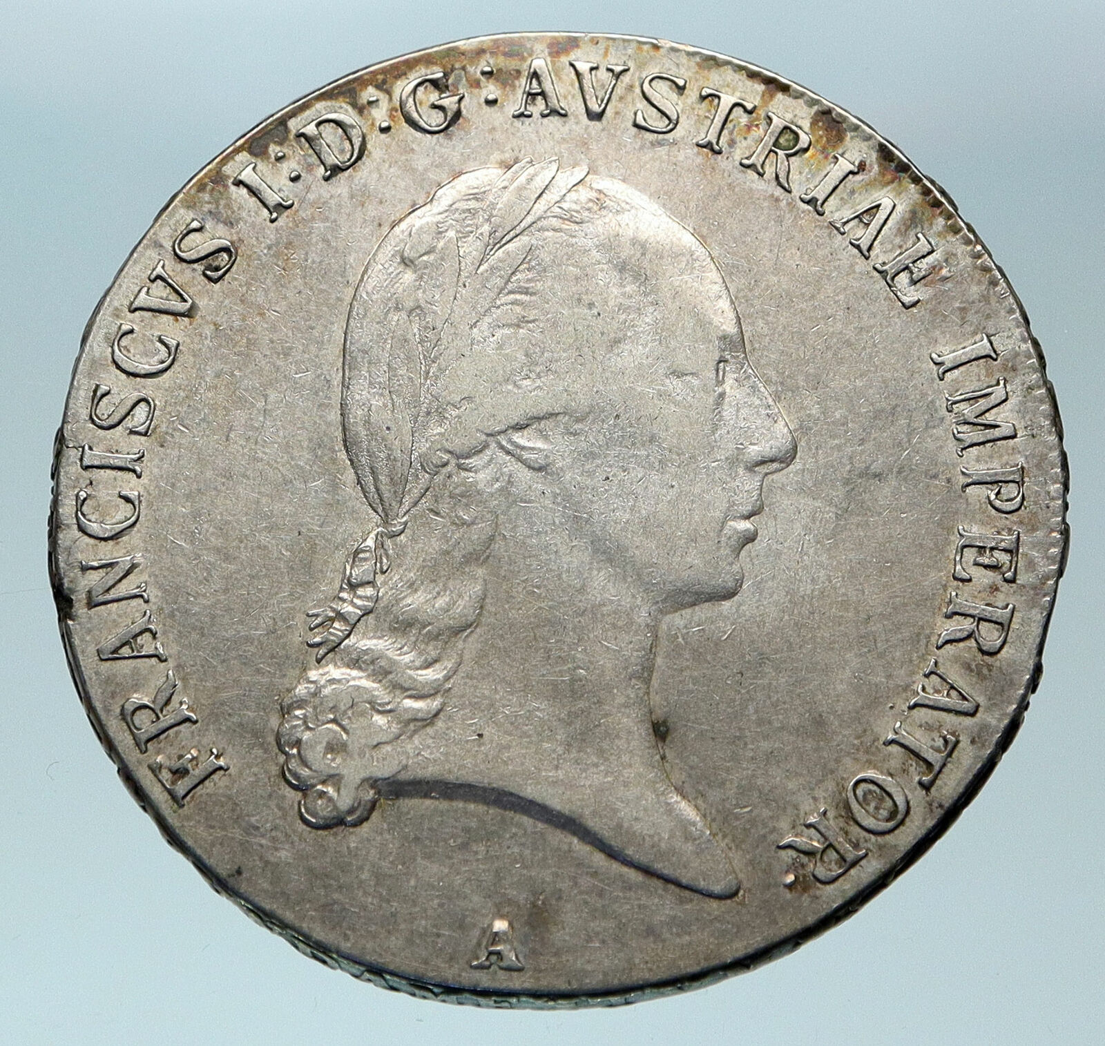 1815 AUSTRIA w King FRANCIS I (II) Antique OLD Genuine Silver Thaler Coin i84371