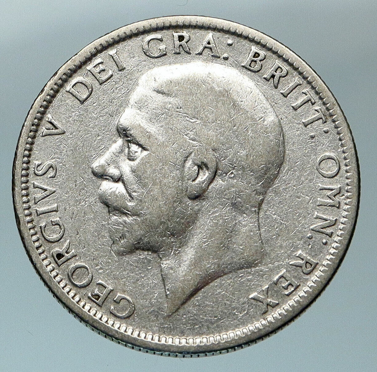 1929 United Kingdom Great Britain GEORGE V Silver Florin 2 Shillings Coin i84558