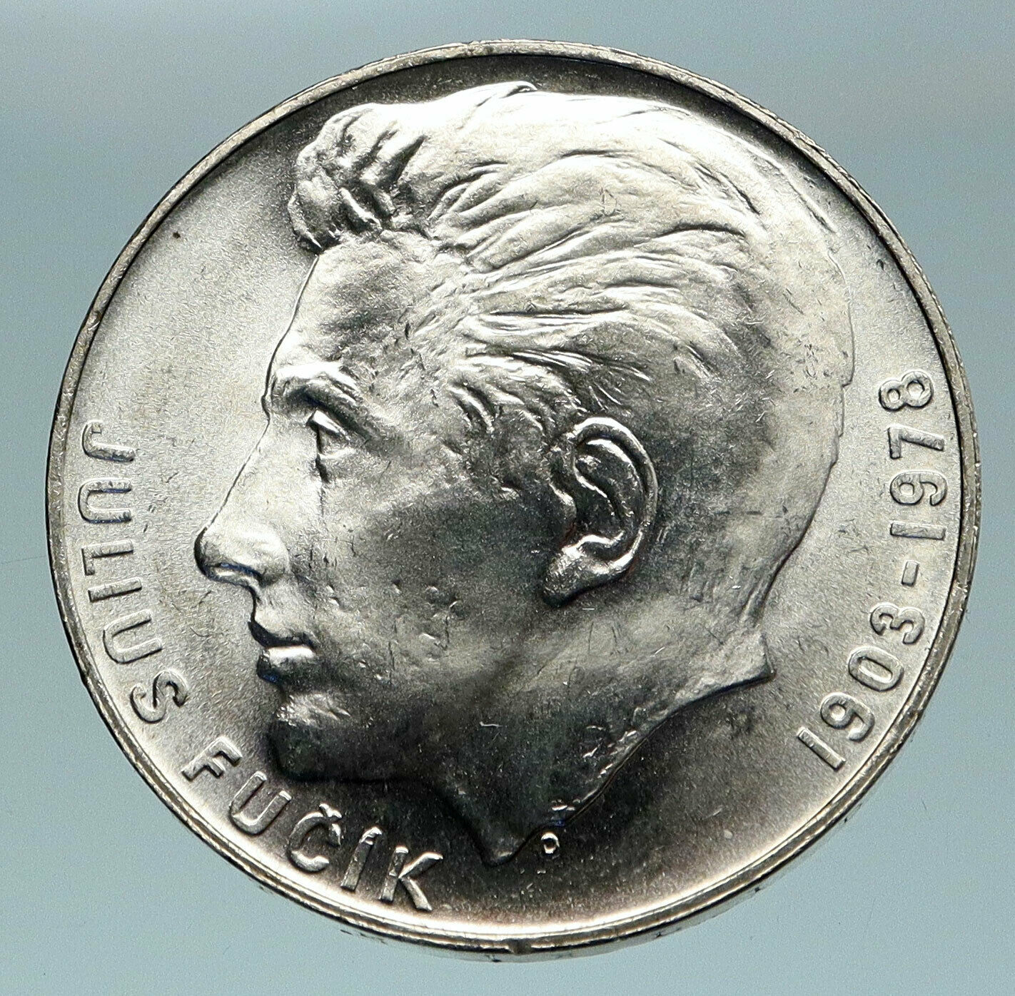 1978 CZECH REPUBLIC Czechoslovakia MARTYR JULIUS FUCIK Old 100 Korun Coin i84674