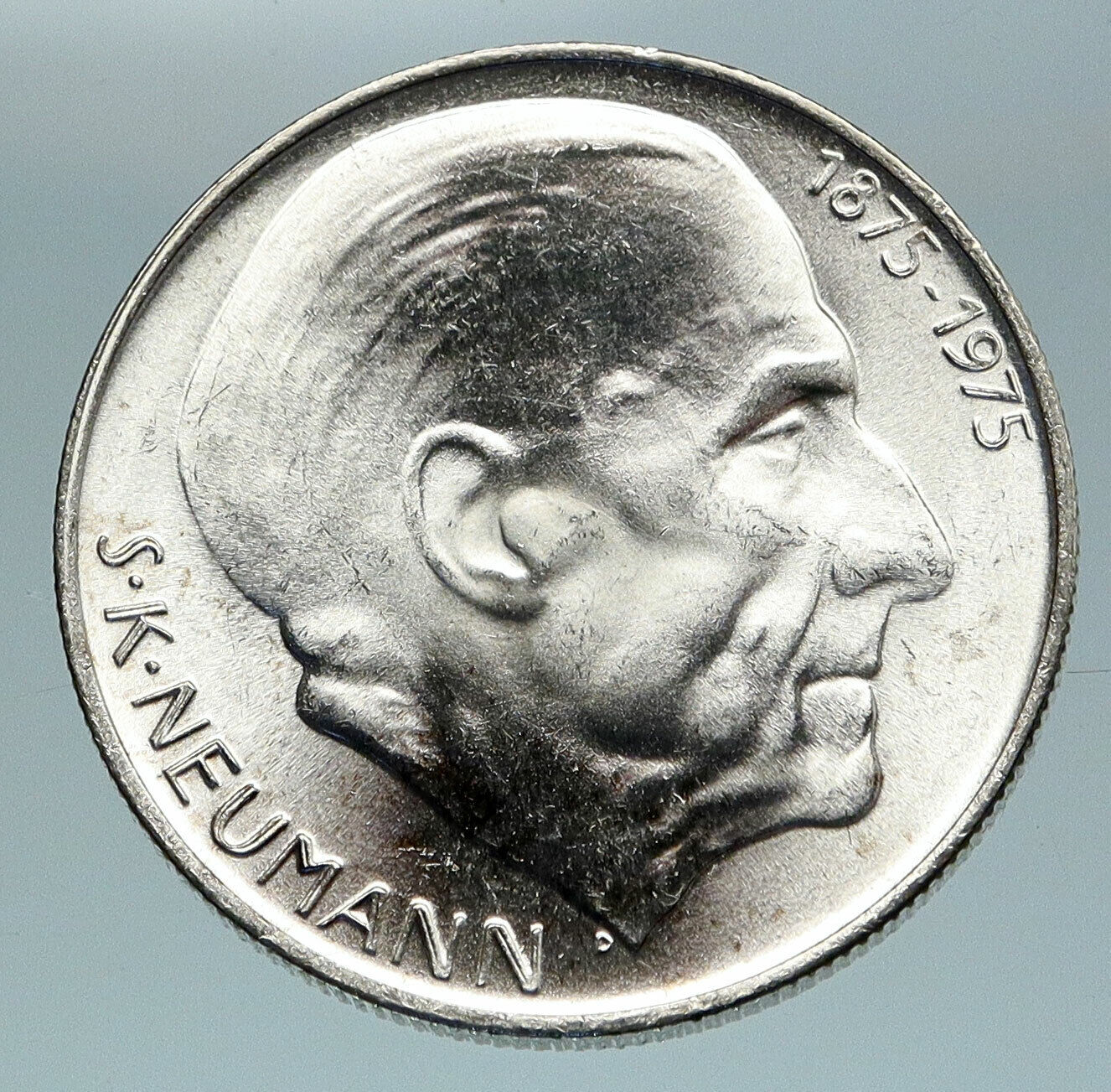 1975 CZECH REPUBLIC Czechoslovakia Writer Stan K. Neumann 50 Korun Coin i84680