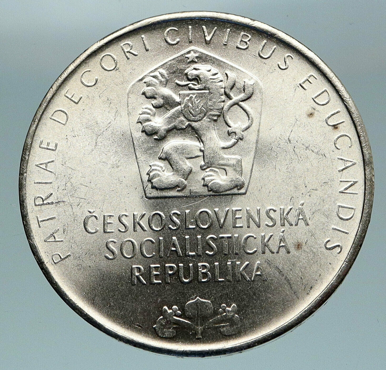 1968 CZECH REPUBLIC Czechoslovakia PRAGUE National Museum 25 Korun Coin i84676