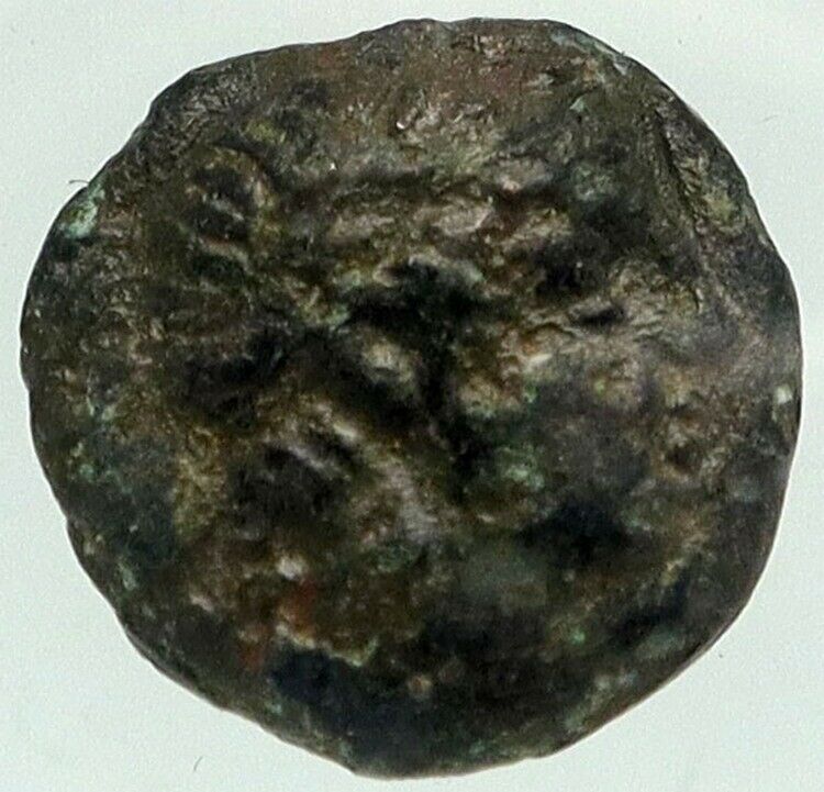 AUTOKANE in AEOLIS Authentic Ancient 400BC RARE Greek Coin APOLLO NGC i84948