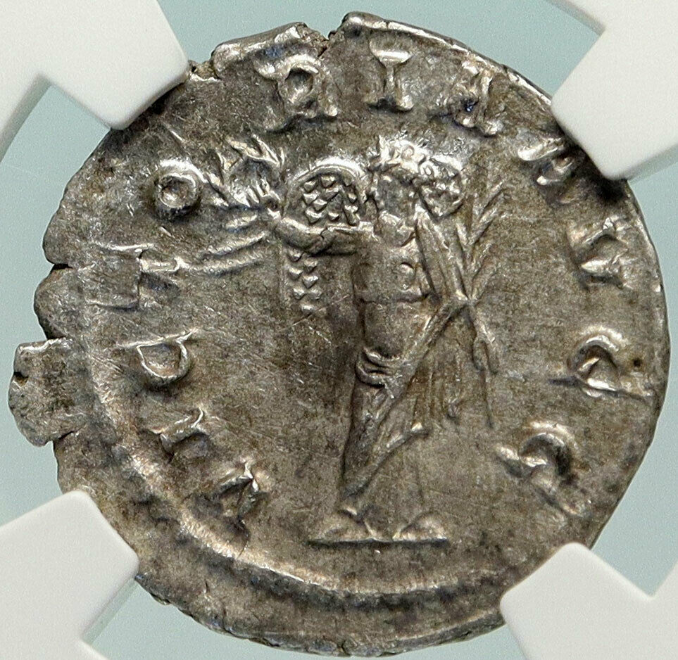 BALBINUS Authentic Ancient 238AD Rome Original Roman Coin VICTORY NGC i85146