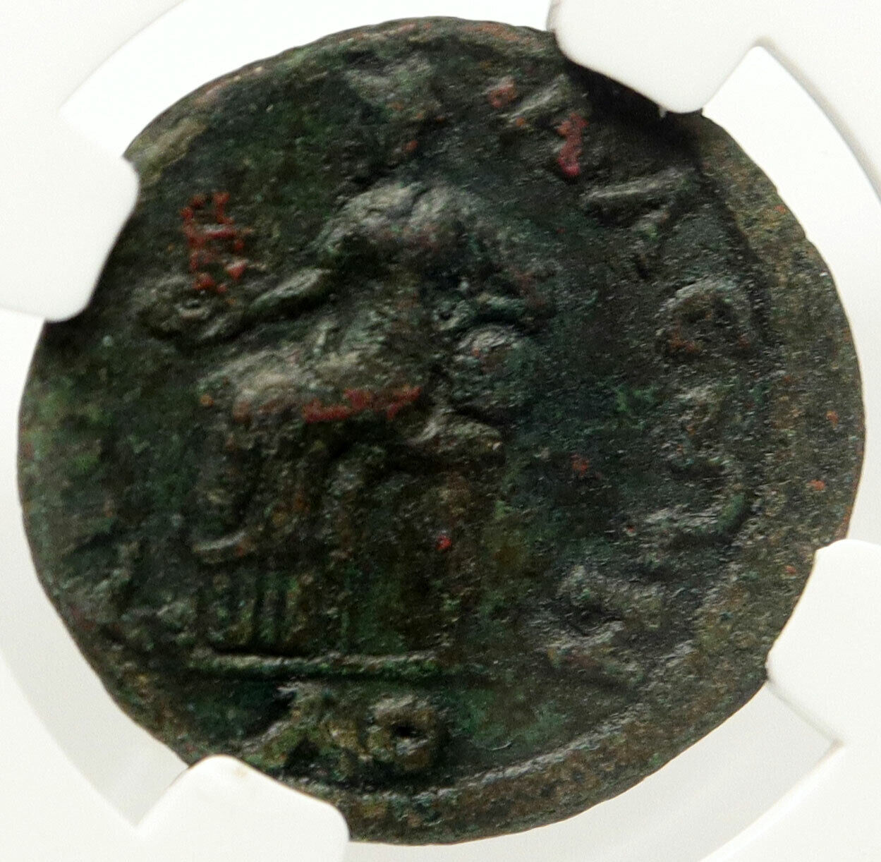 ANTONINUS PIUS Authentic Ancient Anchialus Thrace Roman Coin CYBELE NGC i84978