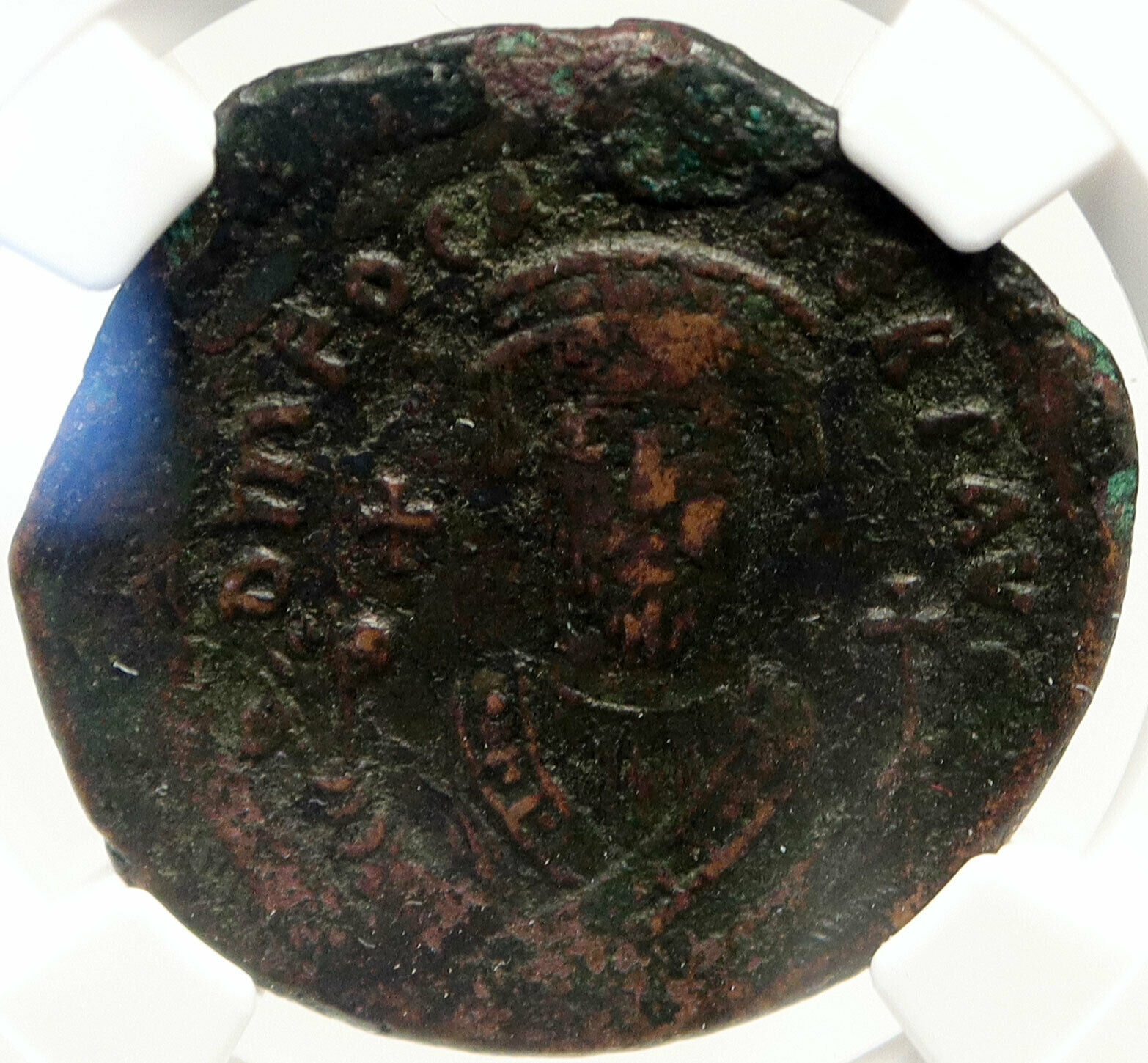 PHOCAS Original Authentic Ancient 603AD Byzantine Follis Coin XXXX NGC i84977