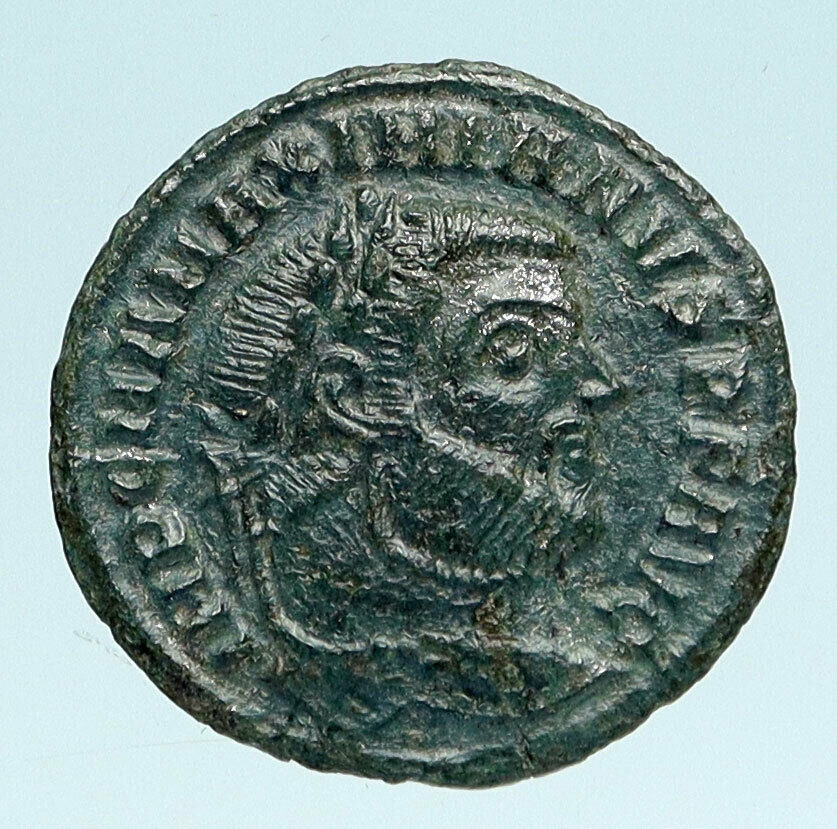 MAXIMIAN Authentic Ancient 305AD Siscia Genuine Roman Coin w GENIUS i83410