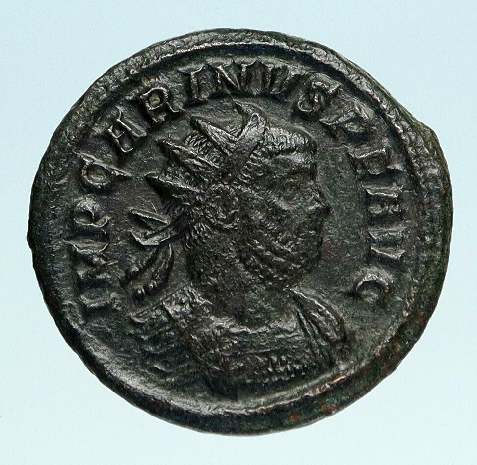 CARINUS Authentic Ancient 283AD Rome Roman Coin w AETERNITAS ETERNITY i83414