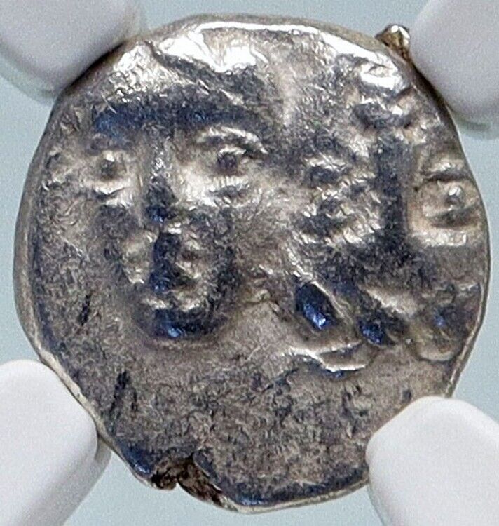 ISTROS Thrace Authentic Ancient 400BC Silver Greek Coin GEMINI TWINS NGC i85727