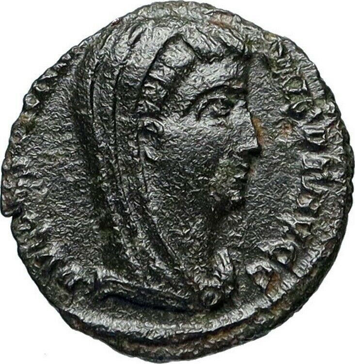 CONSTANTINE I the Great CHARIOT to GOD HAND in HEAVEN Ancient Roman Coin i84021