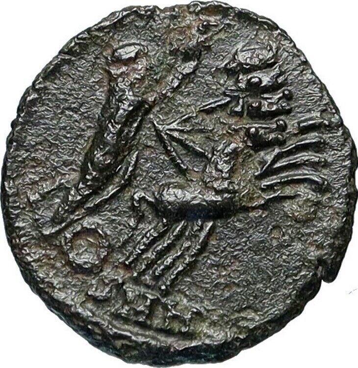 CONSTANTINE I the Great CHARIOT to GOD HAND in HEAVEN Ancient Roman Coin i84021