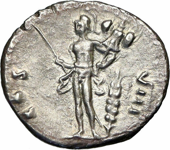 VESPASIAN Authentic Ancient 77AD Rome Silver Roman Denarius Coin MARS i84451