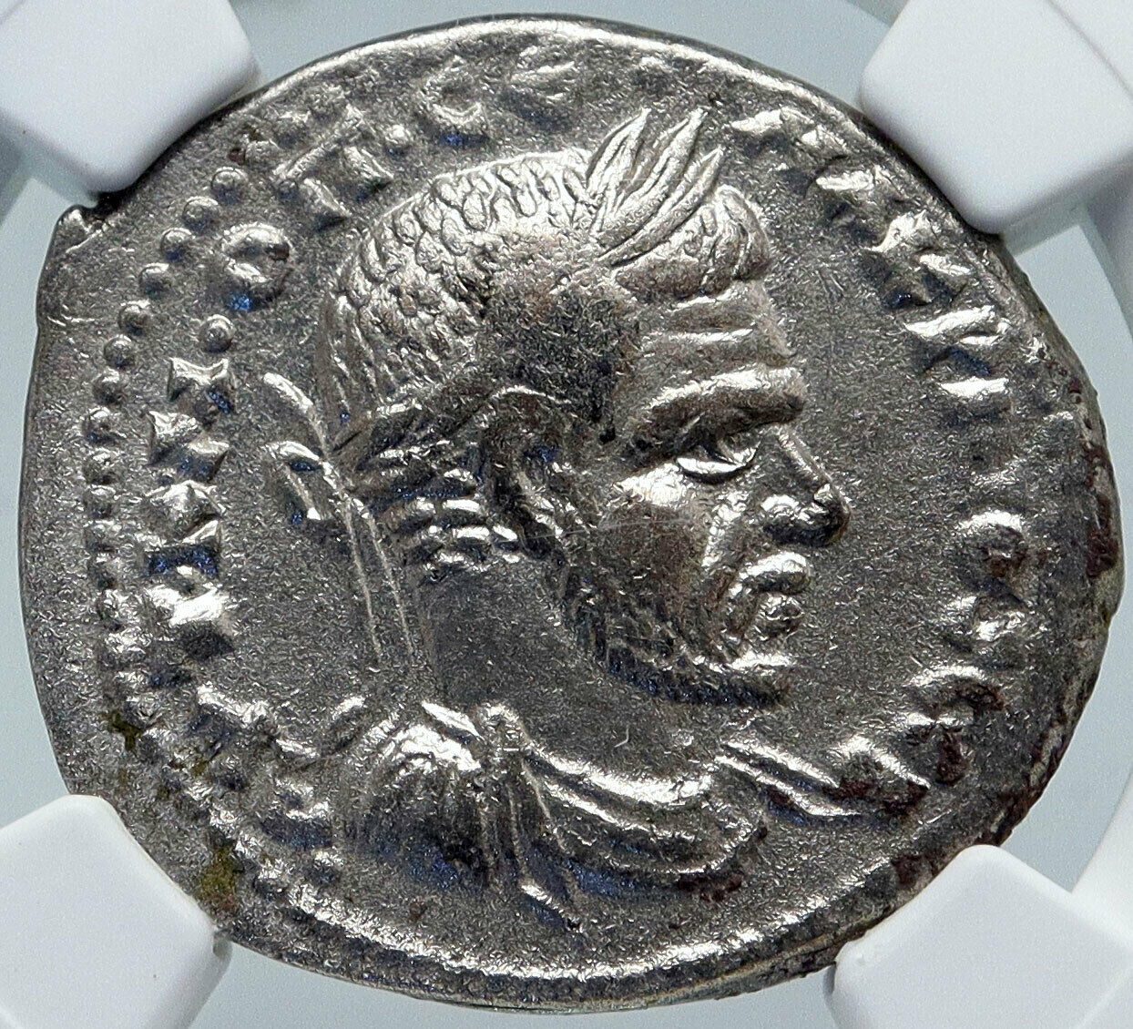 MACRINUS Authentic Ancient Seleukis and Pieria Tetradrachm Roman Coin NGC i86175