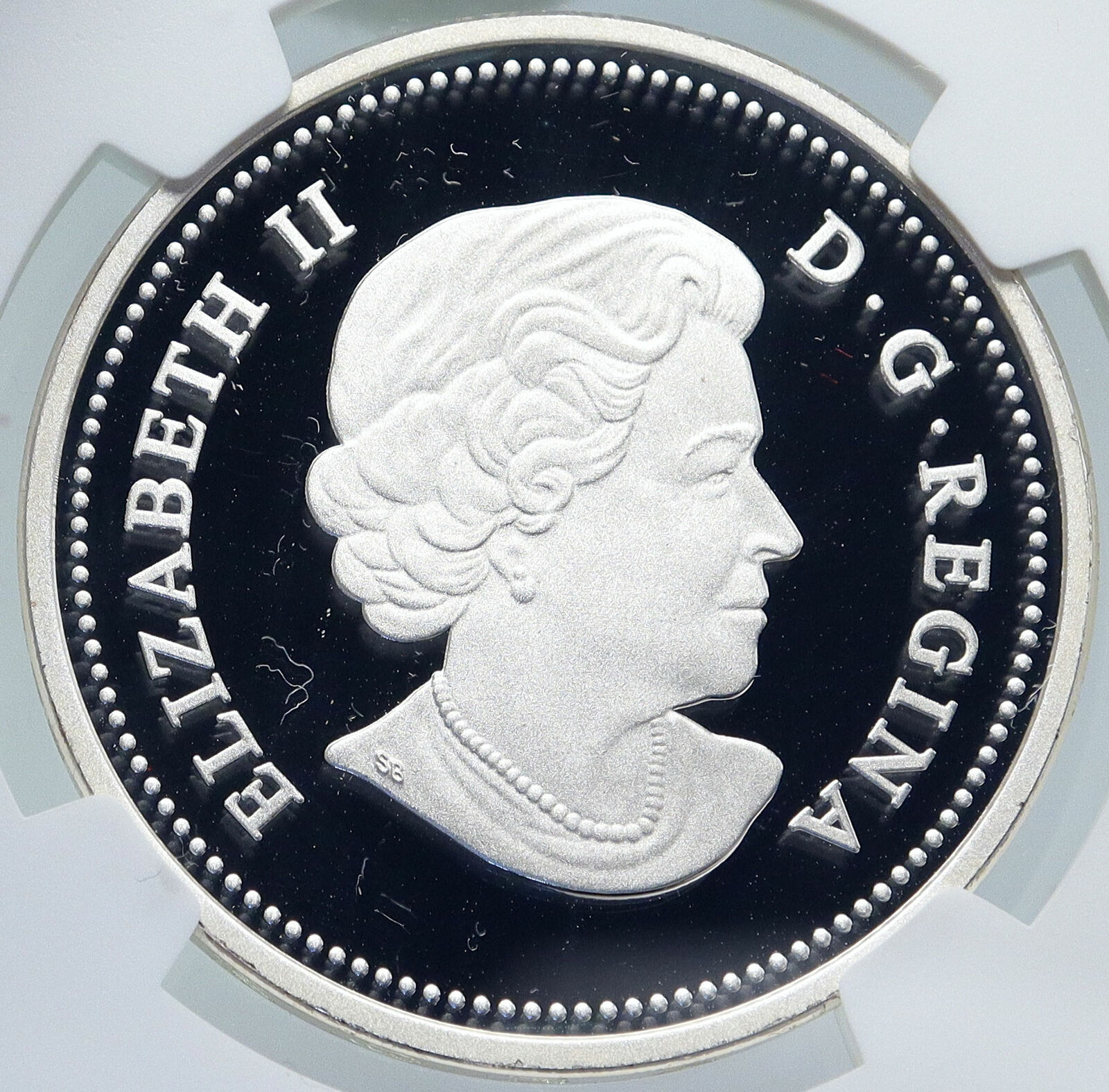 2014 CANADA UK Queen Elizabeth II BULL & MATE Proof Silver $20 Coin NGC i86160