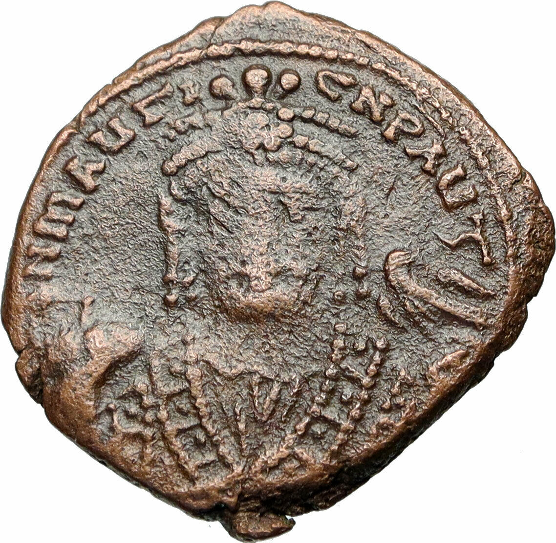 MAURICE TIBERIUS Authentic Ancient 602AD Byzantine Antioch Follis Coin i84297