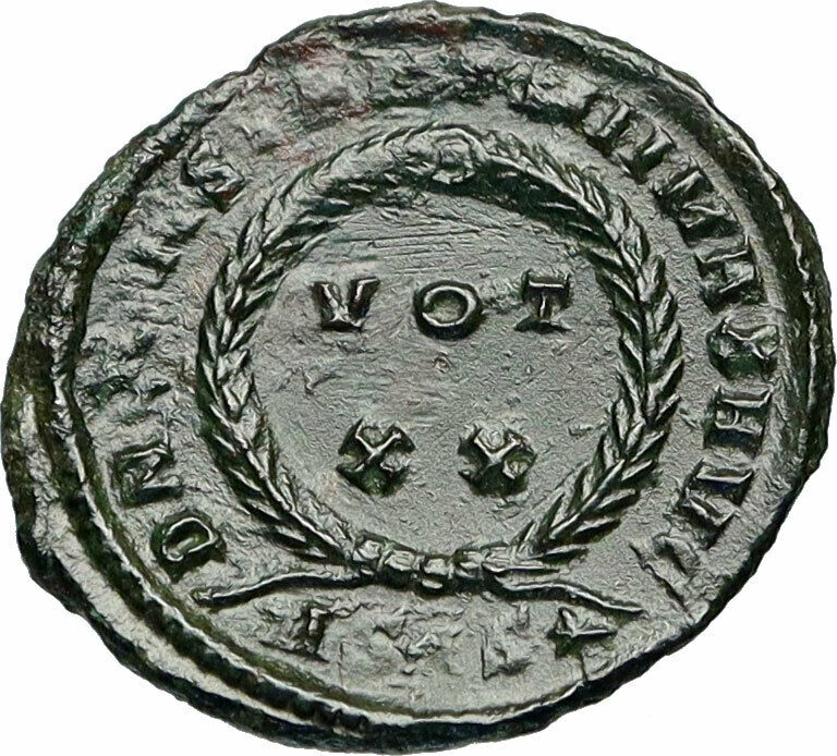 CONSTANTINE I the GREAT Authentic Ancient 321AD Roman Coin WREATH VOT XX i84321