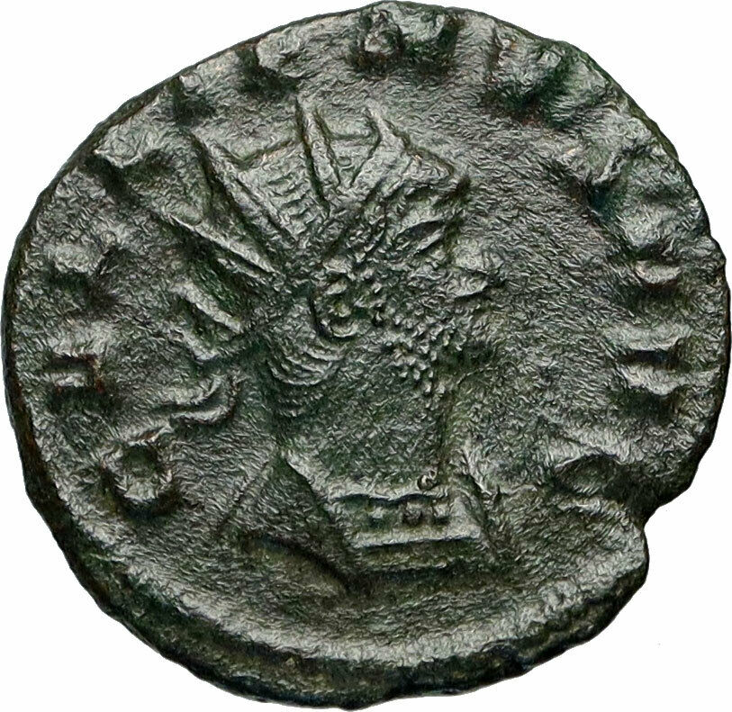 GALLIENUS Authentic Ancient 267AD Animal Series Genuine Roman Coin STAG i84317