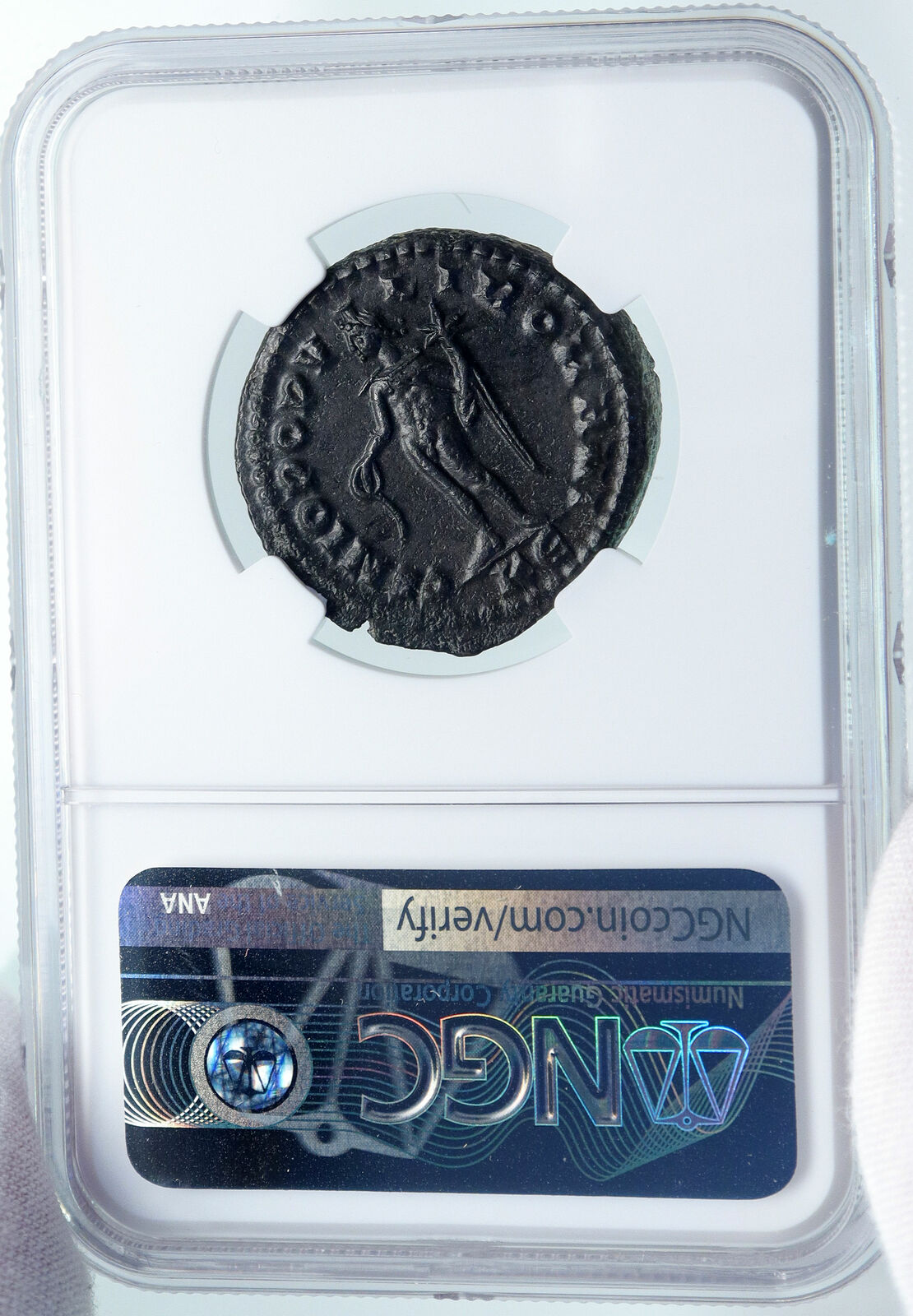 MAXIMIAN Authentic Ancient 297AD Follis Genuine Roman Coin GENIUS NGC MS i85401