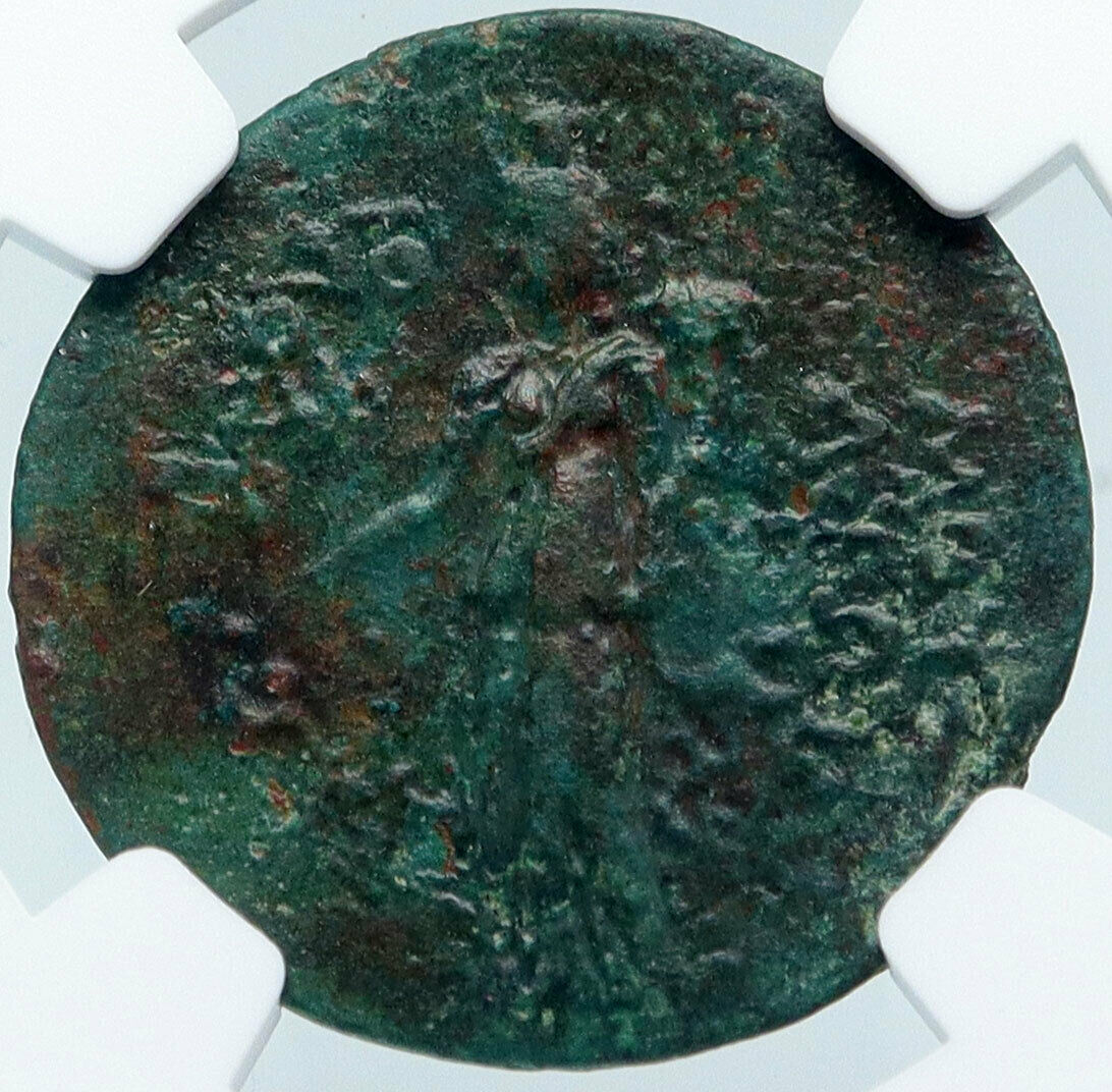 CLAUDIUS Authentic Ancient 42AD MOPSUS CILICIA Roman Coin Tyche NGC i85402