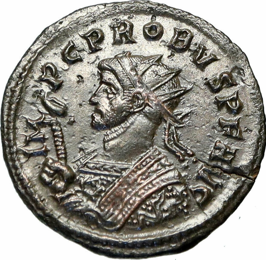 PROBUS Authentic Ancient 279AD Ticinum Genuine Roman Coin CONCORDIA i84459