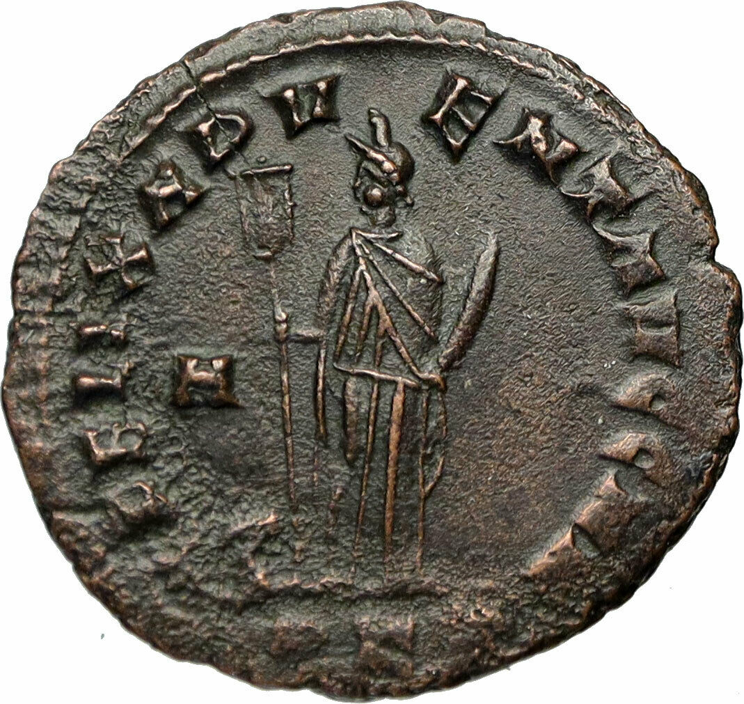 DIOCLETIAN Authentic Ancient 297AD Genuine Original Roman Follis Coin i84462