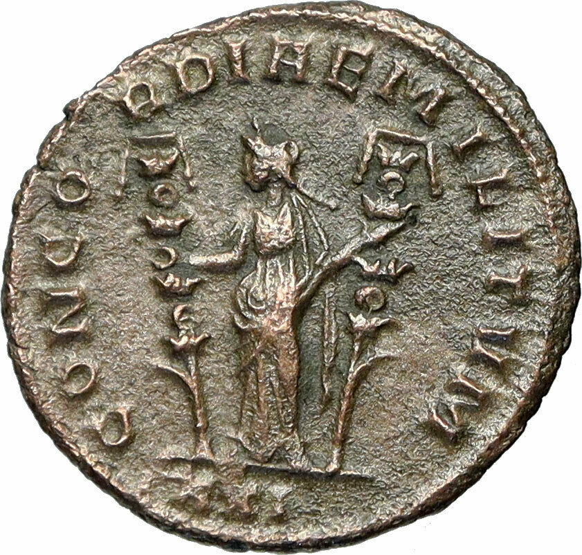 PROBUS Authentic Ancient 279AD Ticinum Genuine Roman Coin CONCORDIA i84460