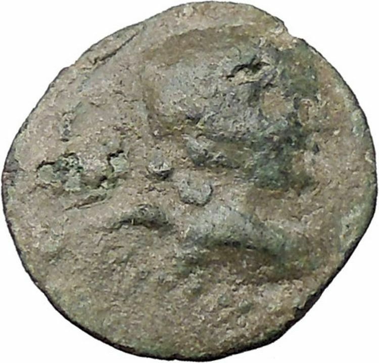 ANTIOCHOS VII Euergetes 138BC Eros Cupid Isis Ancient Greek Seleucid Coin i47598