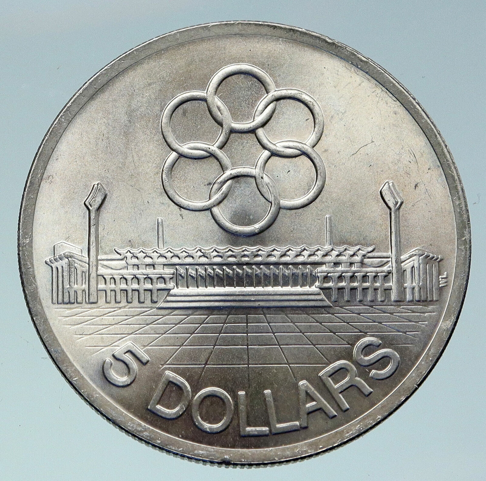 1973 SINGAPORE Southeast Asia Games SEAP VINTAGE Silver $10 CHINESE Coin i86480