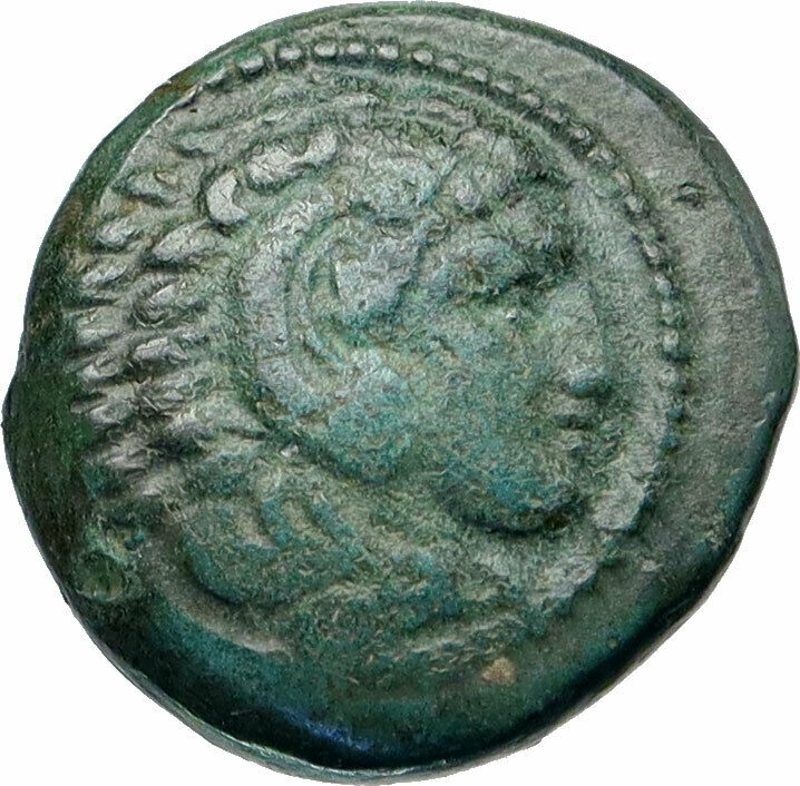 ALEXANDER III the Great LIFETIME 332BC Ancient Greek Coin Macedonia CLUB i85852