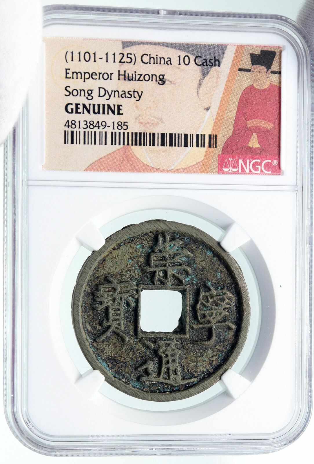 1101AD CHINESE Northern Song Dynasty Antique HUI ZONG Cash Coin CHINA NGC i86295